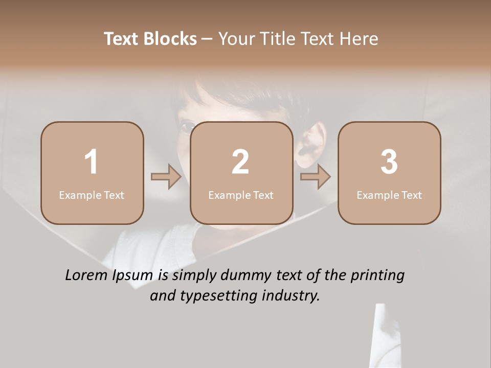 Male Education Curiosity PowerPoint Template