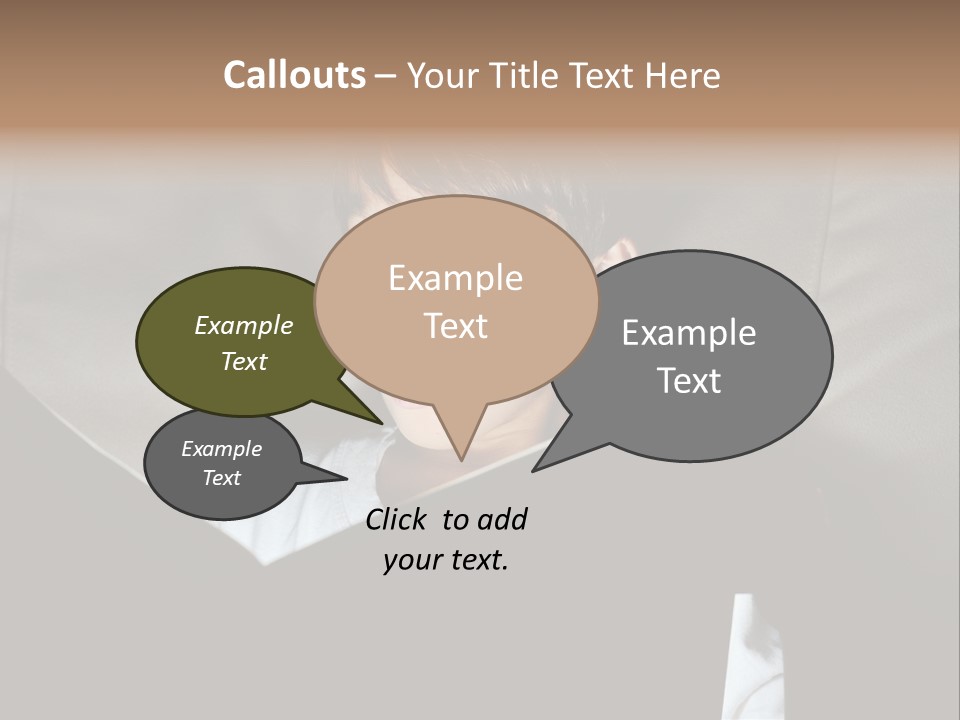 Male Education Curiosity PowerPoint Template