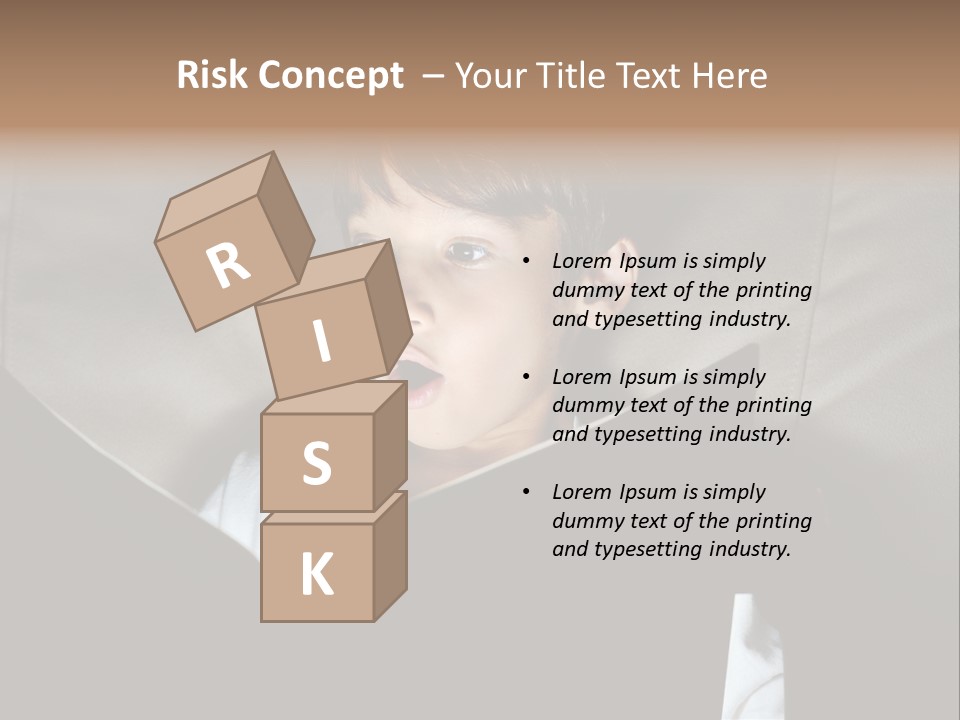 Male Education Curiosity PowerPoint Template