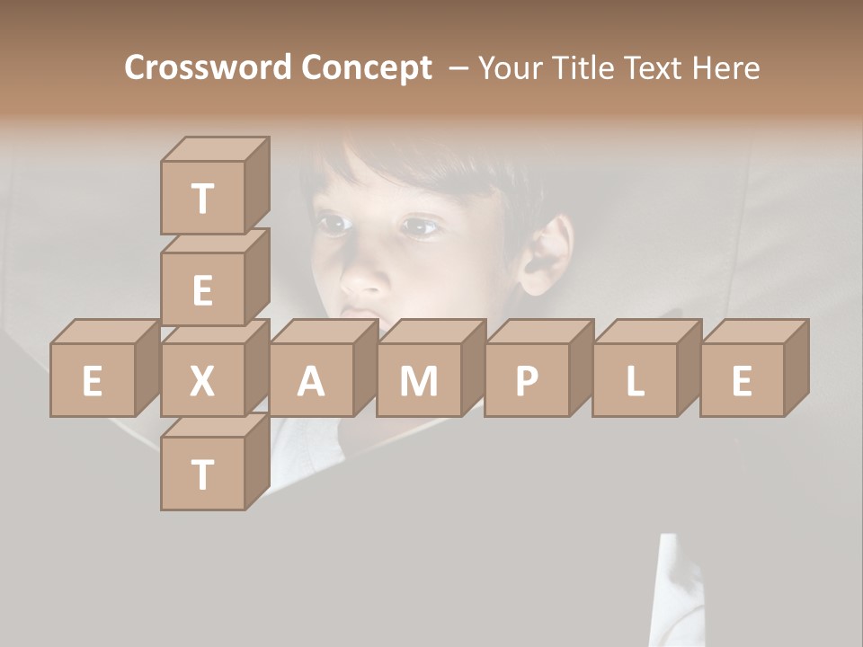 Male Education Curiosity PowerPoint Template