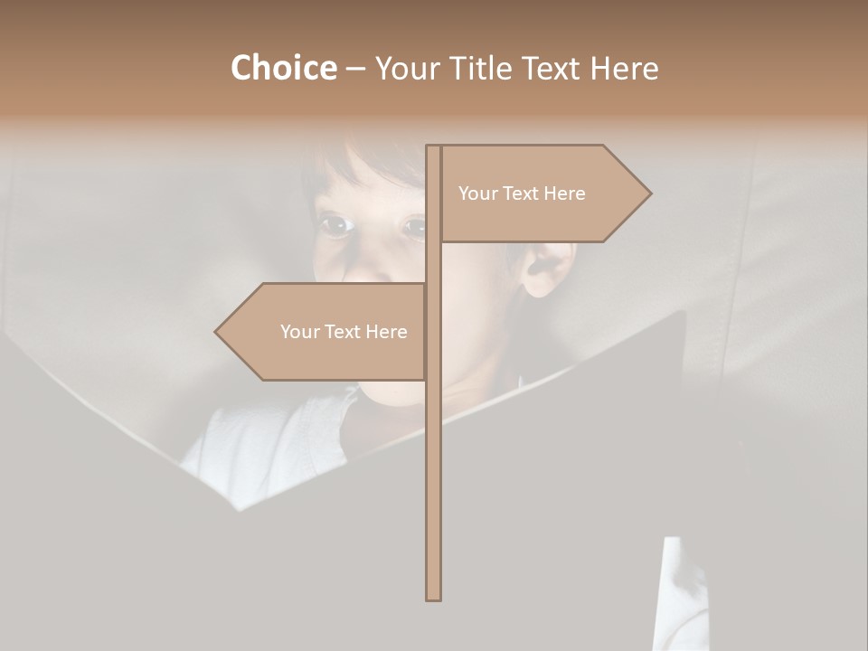Male Education Curiosity PowerPoint Template