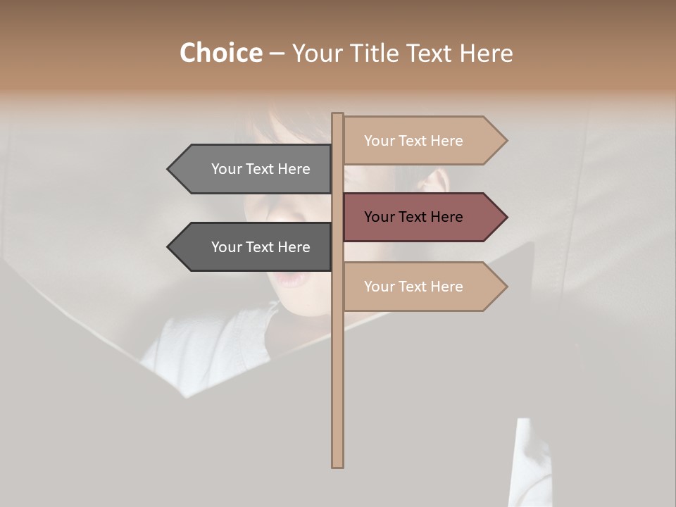 Male Education Curiosity PowerPoint Template