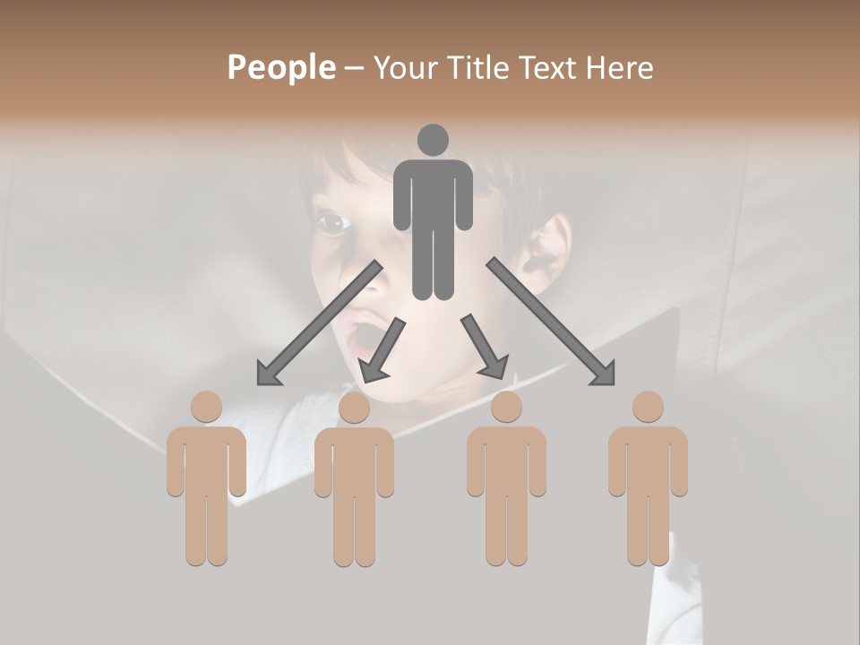 Male Education Curiosity PowerPoint Template