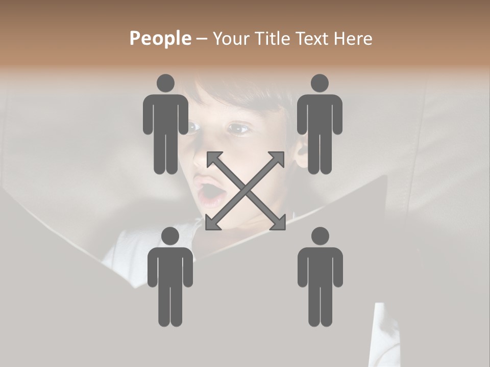 Male Education Curiosity PowerPoint Template