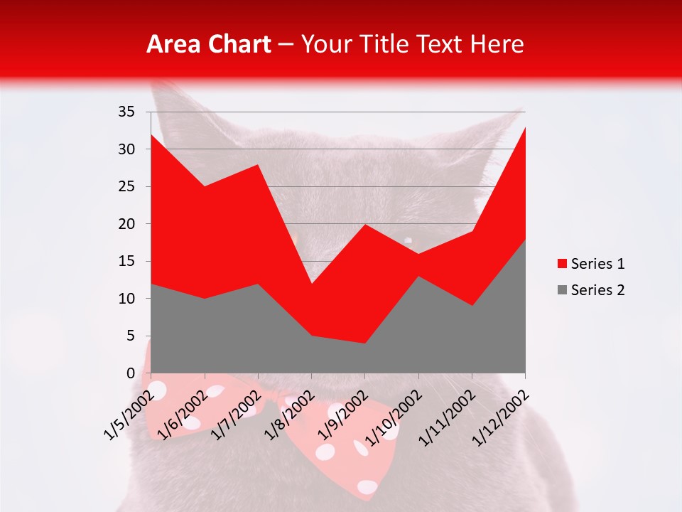 Whisker Kitten Isolated PowerPoint Template