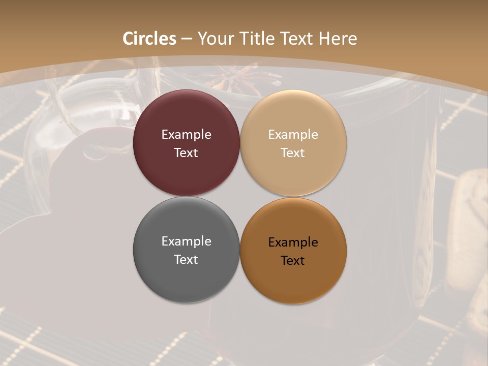 Snack Nutrition Slice PowerPoint Template