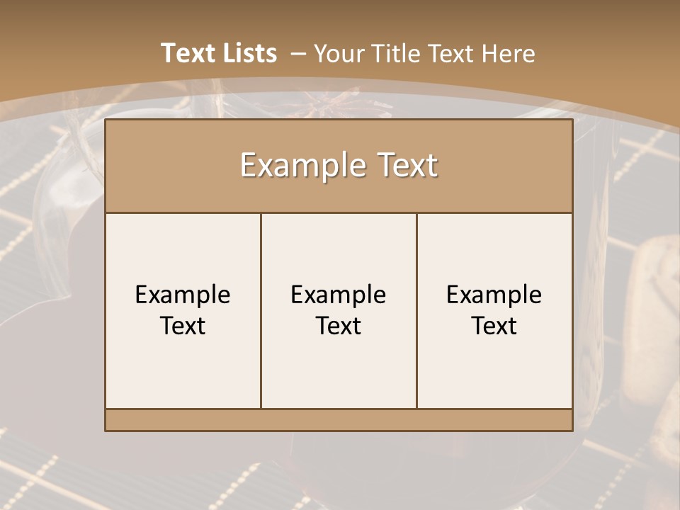 Snack Nutrition Slice PowerPoint Template