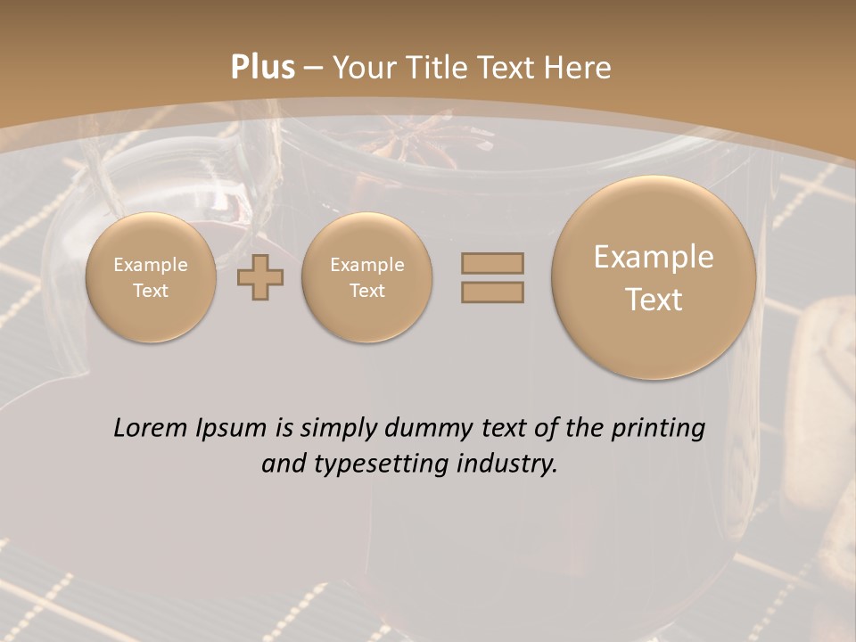 Snack Nutrition Slice PowerPoint Template