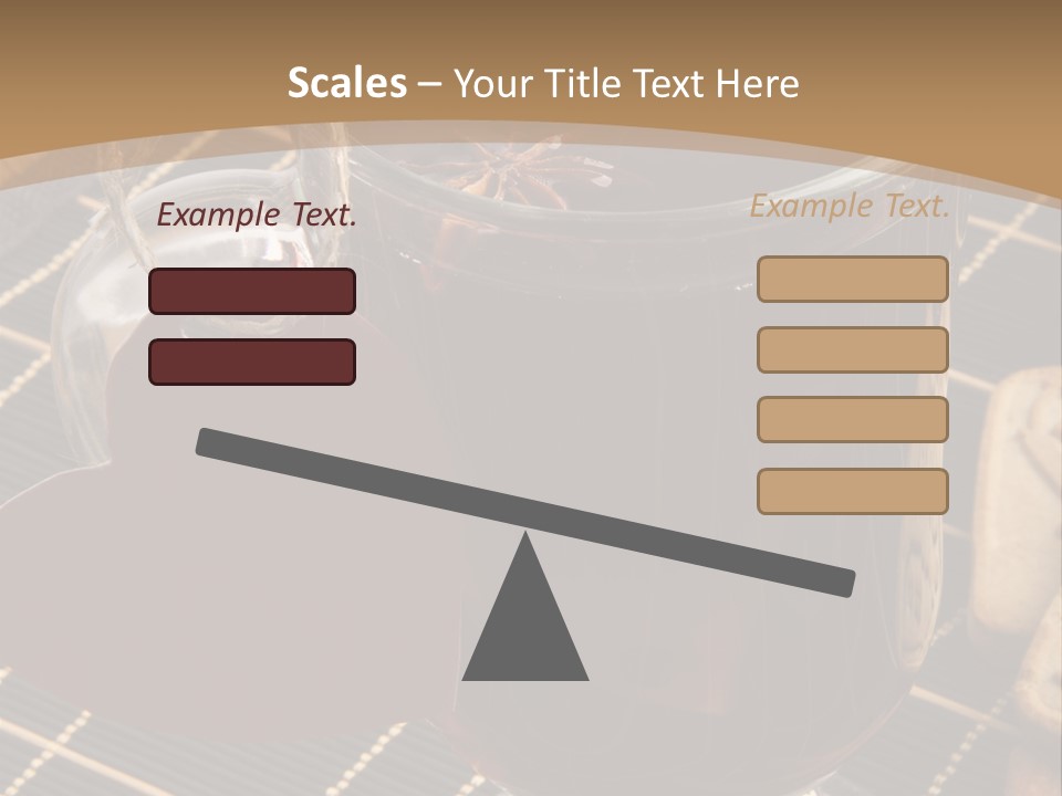 Snack Nutrition Slice PowerPoint Template