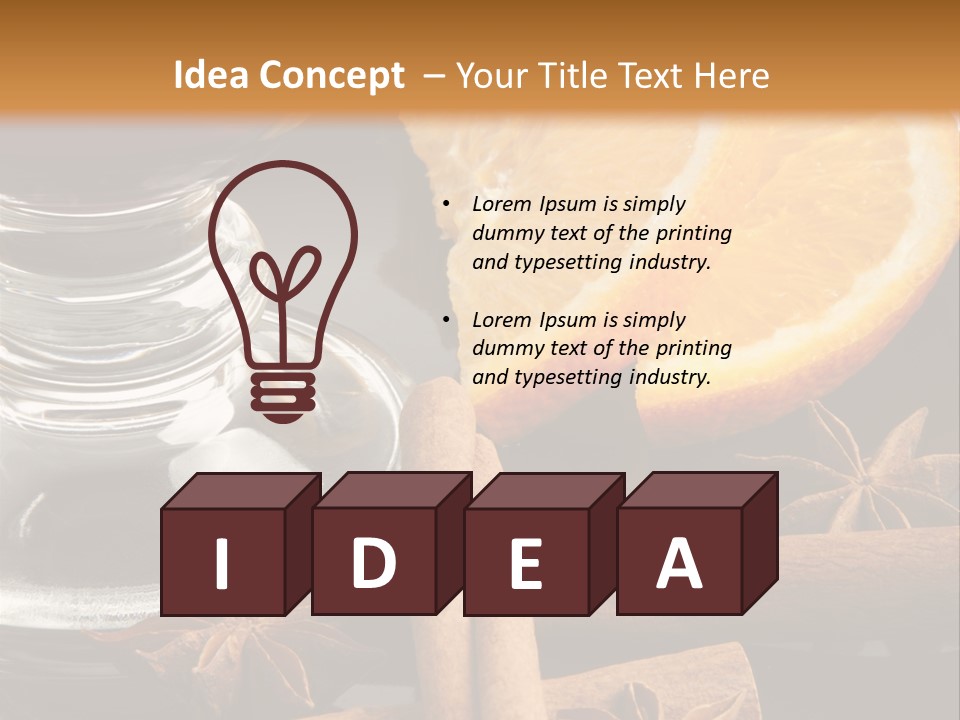 Colorful Warm Bright PowerPoint Template