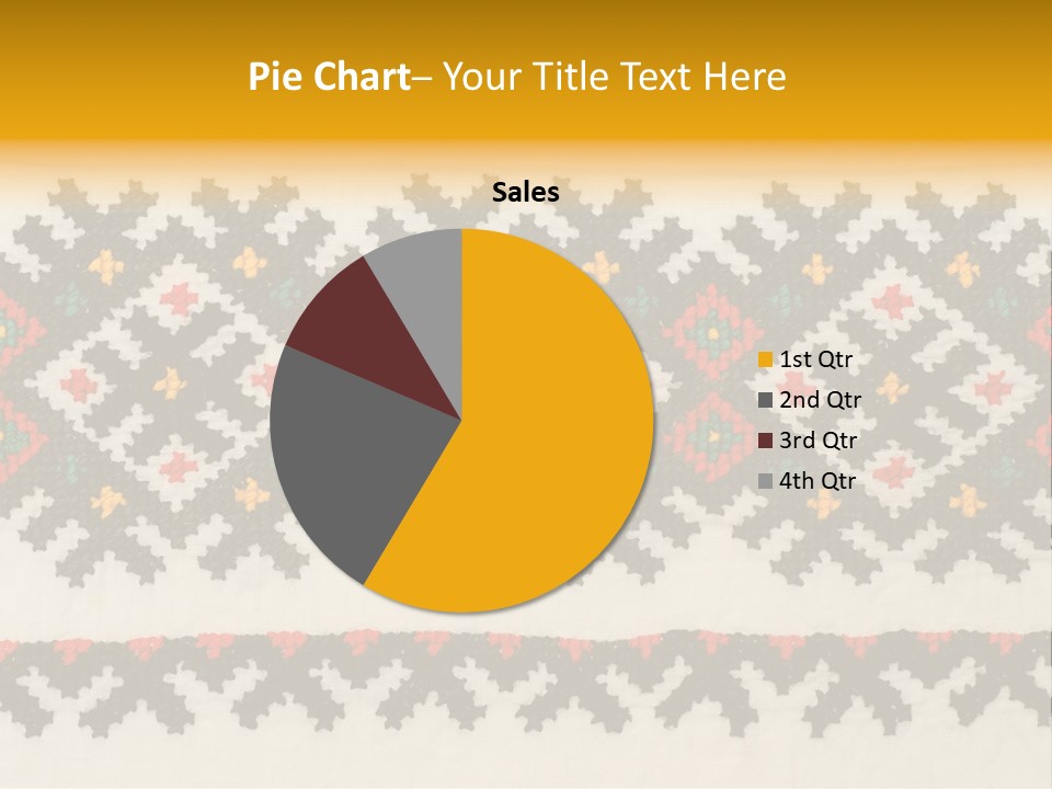Detail Folk Sew PowerPoint Template