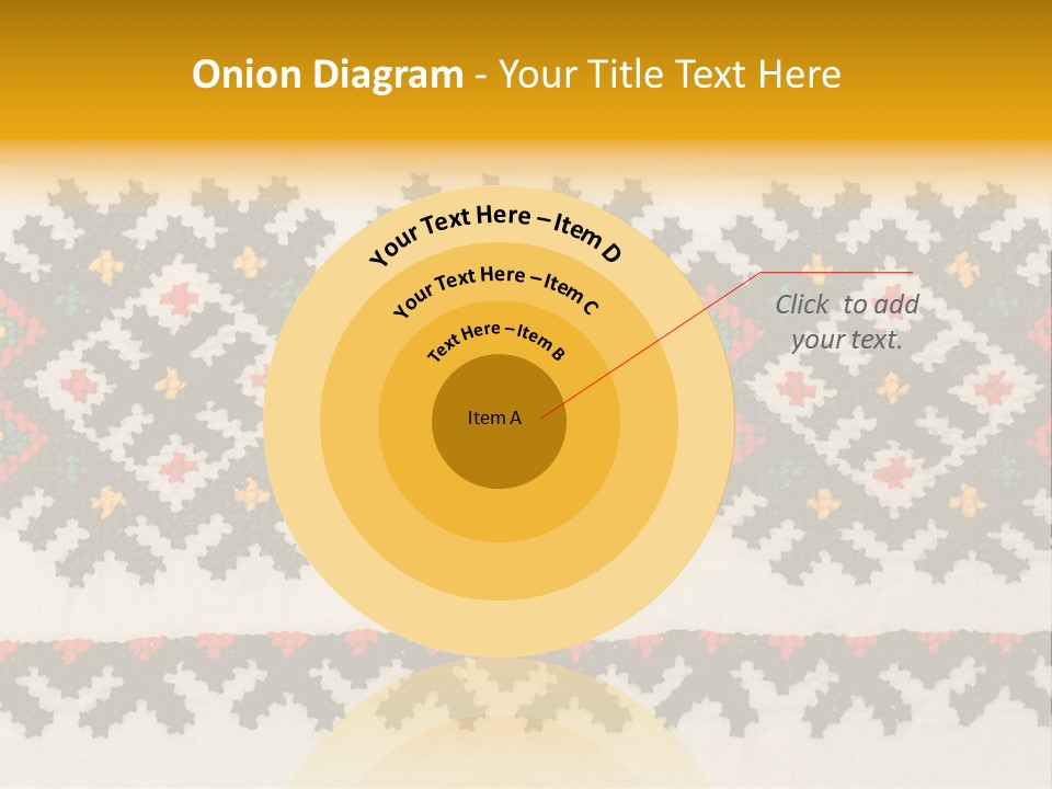 Detail Folk Sew PowerPoint Template