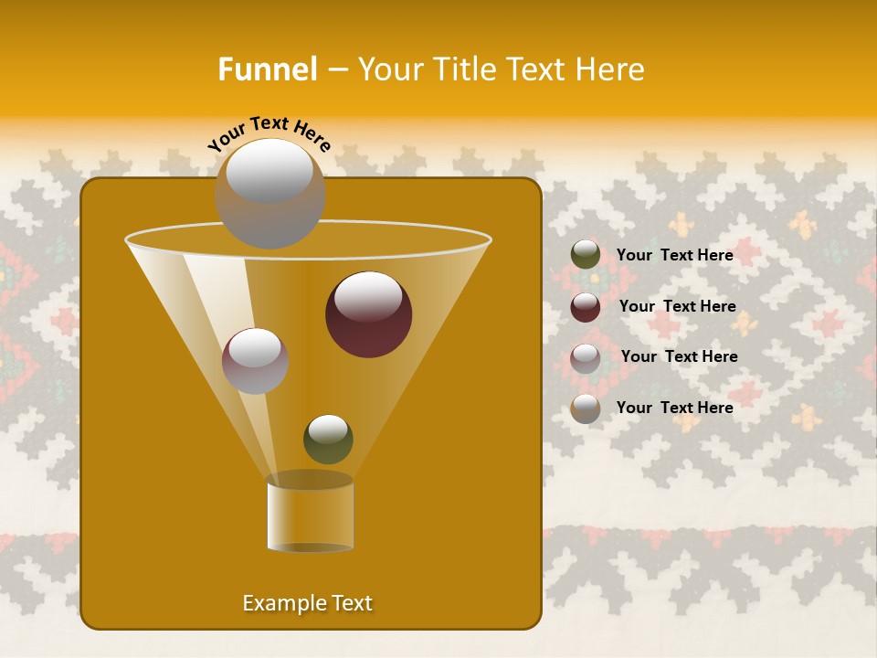 Detail Folk Sew PowerPoint Template