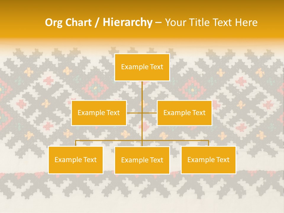 Detail Folk Sew PowerPoint Template