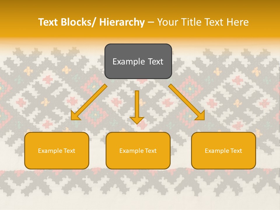 Detail Folk Sew PowerPoint Template