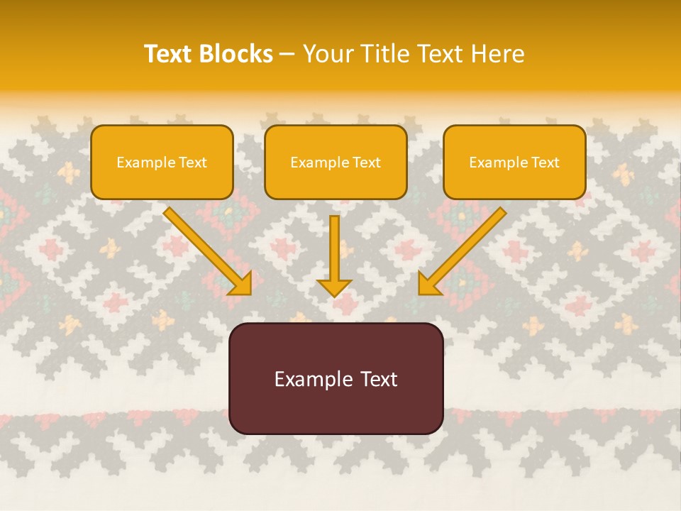 Detail Folk Sew PowerPoint Template
