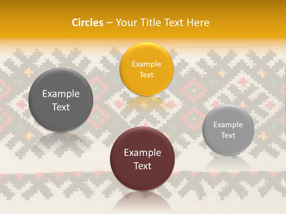 Detail Folk Sew PowerPoint Template