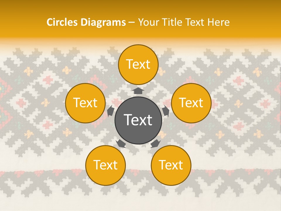 Detail Folk Sew PowerPoint Template