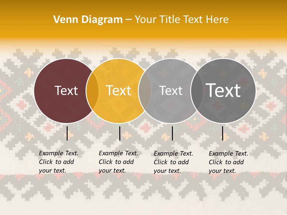 Detail Folk Sew PowerPoint Template