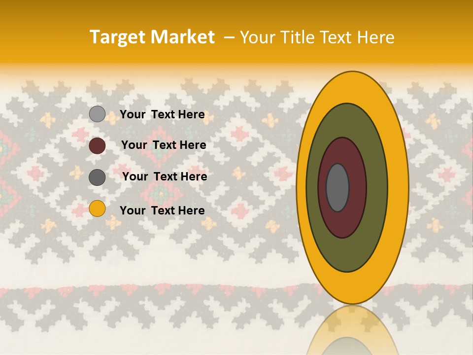 Detail Folk Sew PowerPoint Template