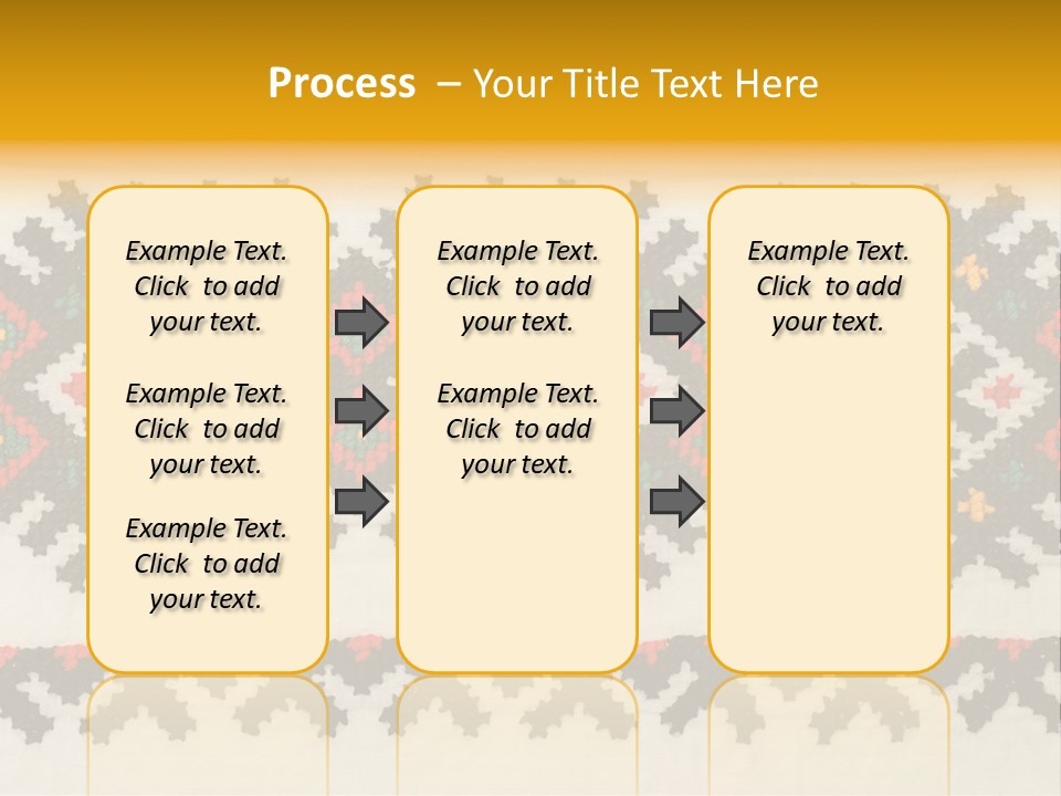 Detail Folk Sew PowerPoint Template