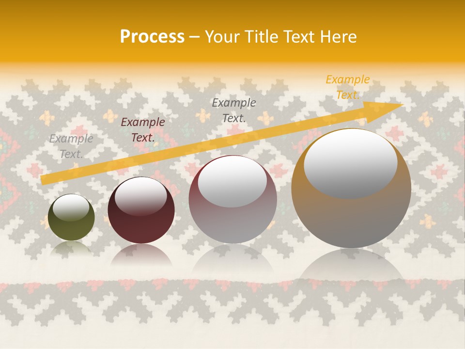 Detail Folk Sew PowerPoint Template