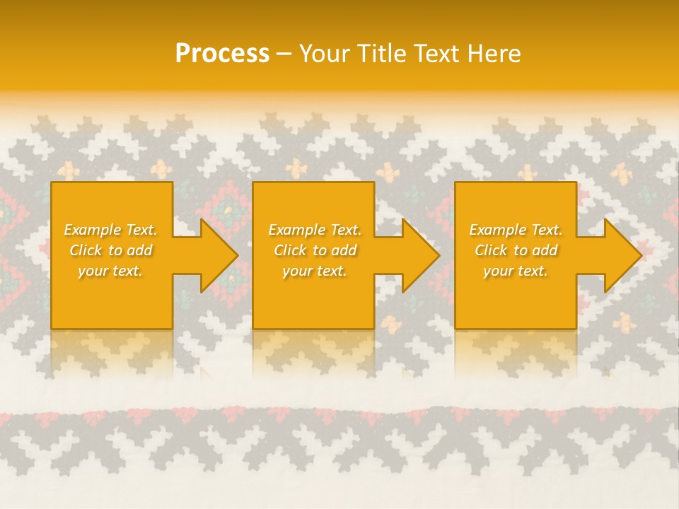 Detail Folk Sew PowerPoint Template