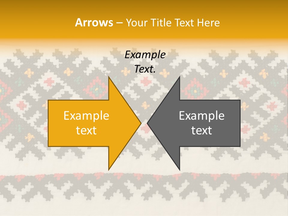 Detail Folk Sew PowerPoint Template