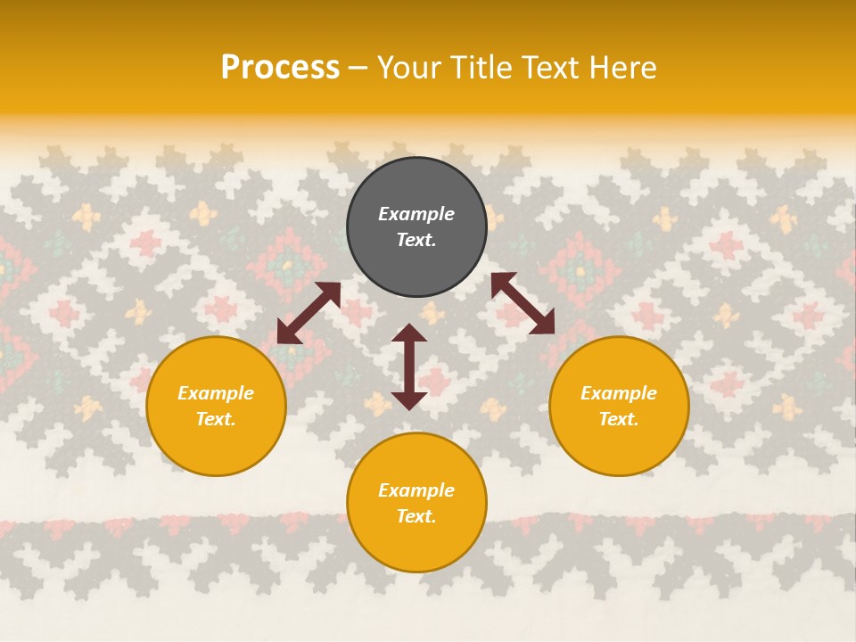 Detail Folk Sew PowerPoint Template
