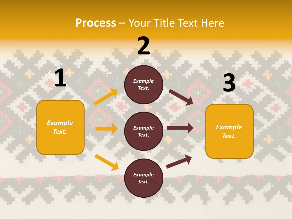 Detail Folk Sew PowerPoint Template