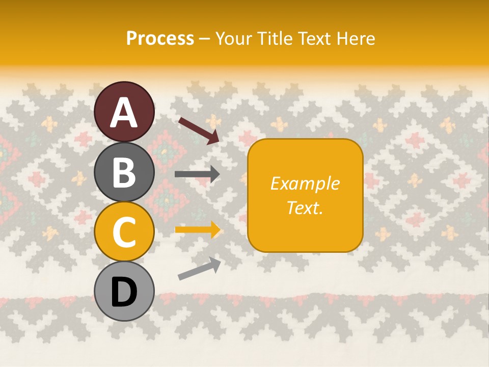 Detail Folk Sew PowerPoint Template