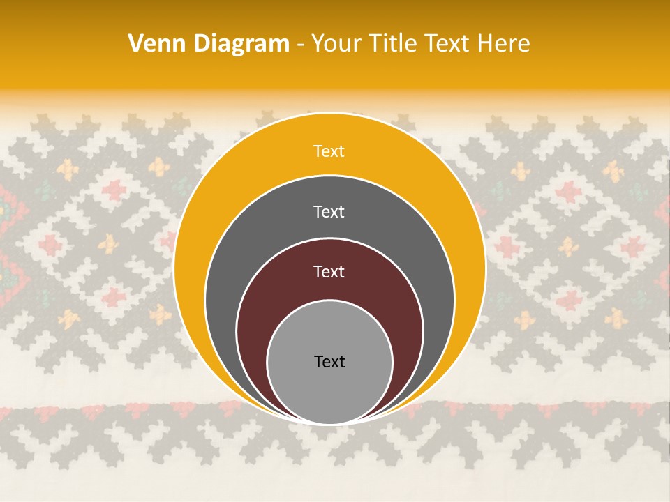 Detail Folk Sew PowerPoint Template