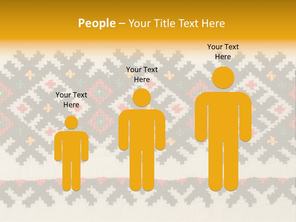 Detail Folk Sew PowerPoint Template