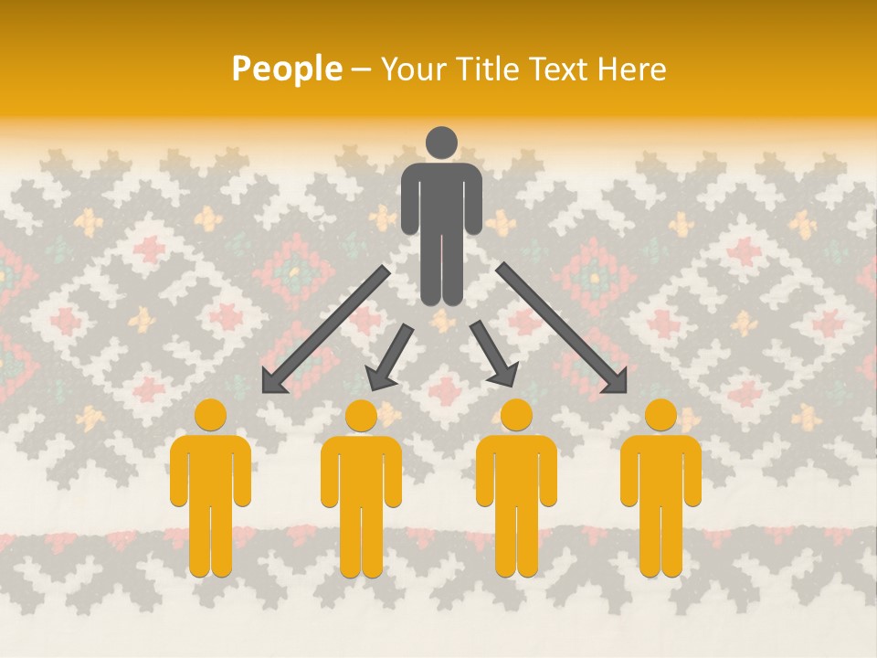 Detail Folk Sew PowerPoint Template