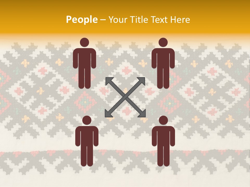 Detail Folk Sew PowerPoint Template