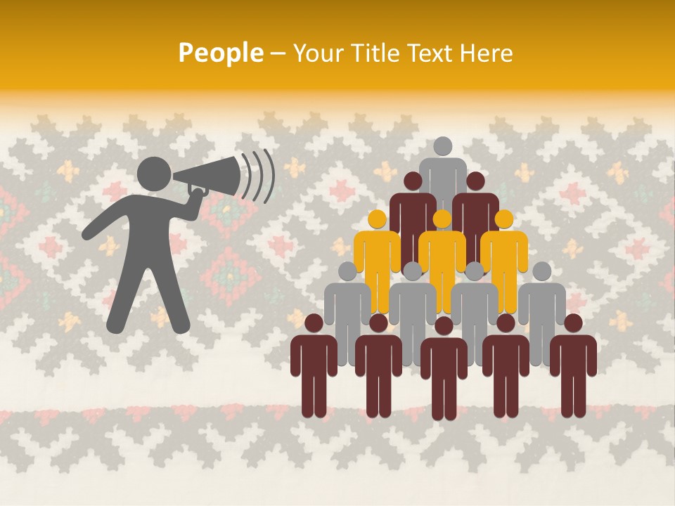 Detail Folk Sew PowerPoint Template