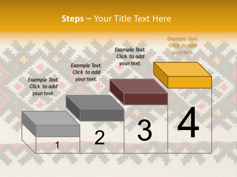 Detail Folk Sew PowerPoint Template