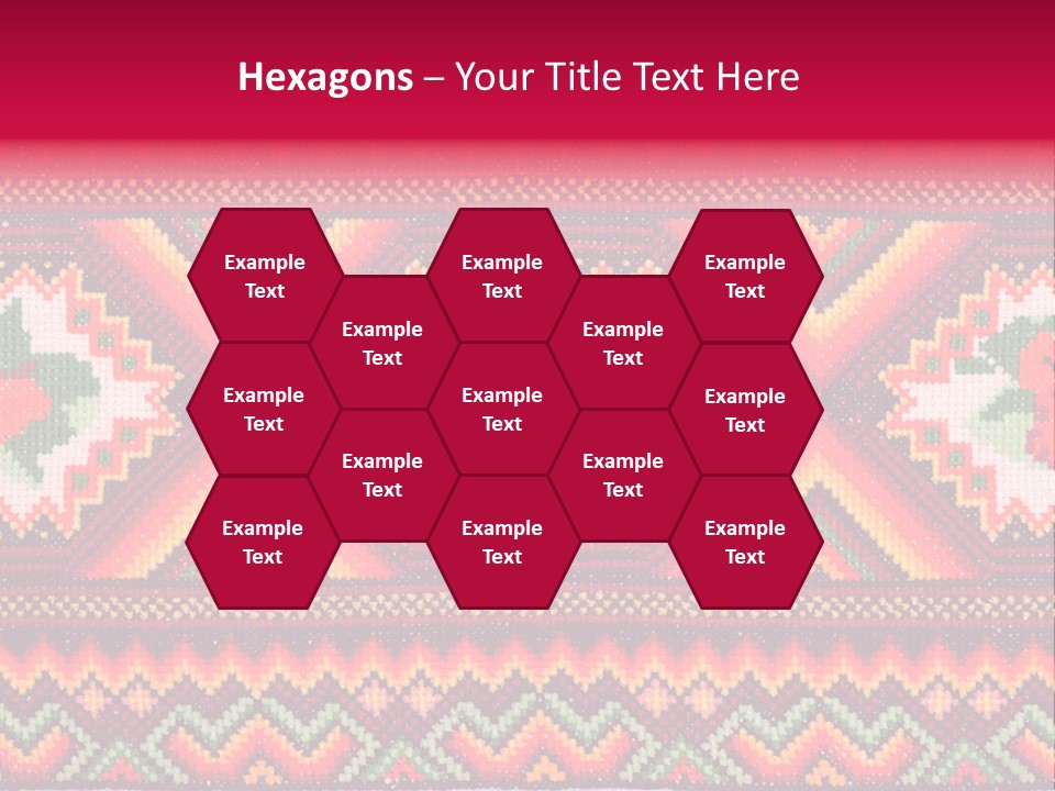 Cloth Flower Traditional PowerPoint Template