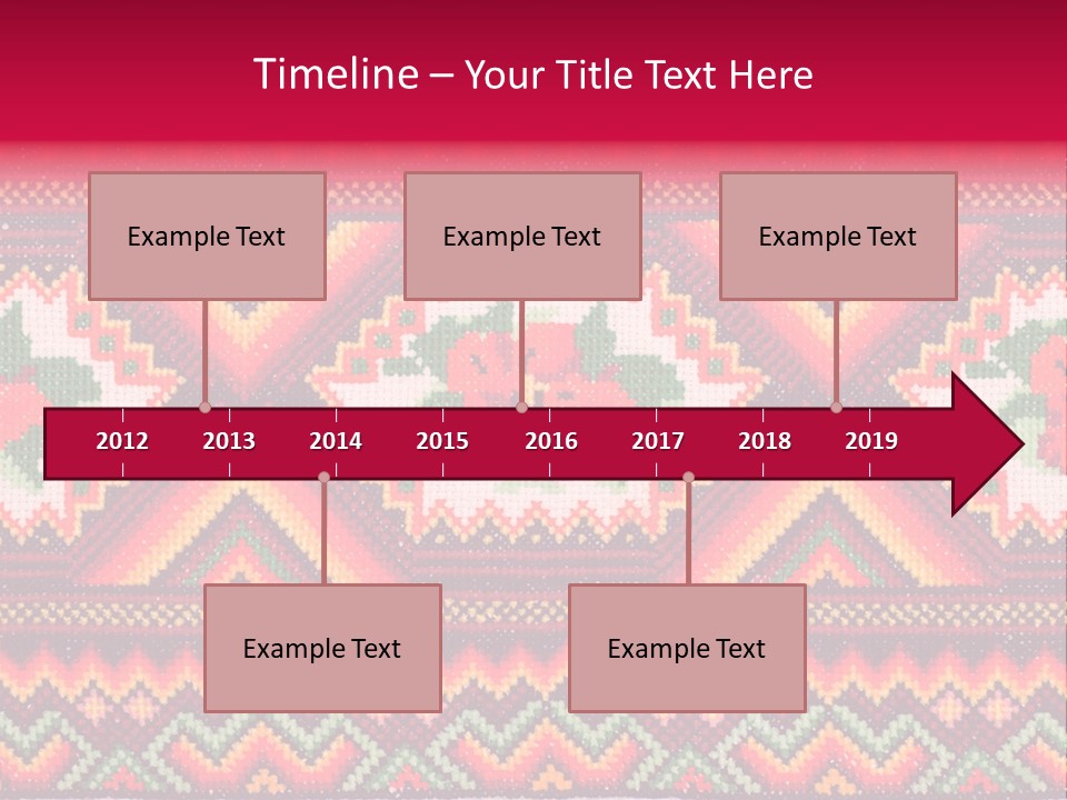 Cloth Flower Traditional PowerPoint Template