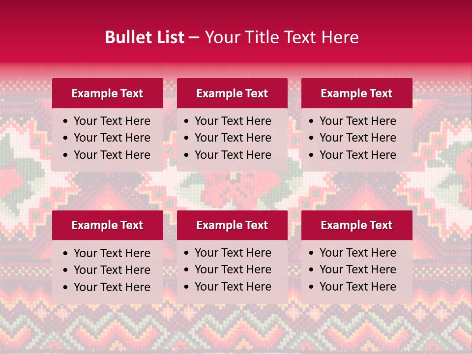 Cloth Flower Traditional PowerPoint Template