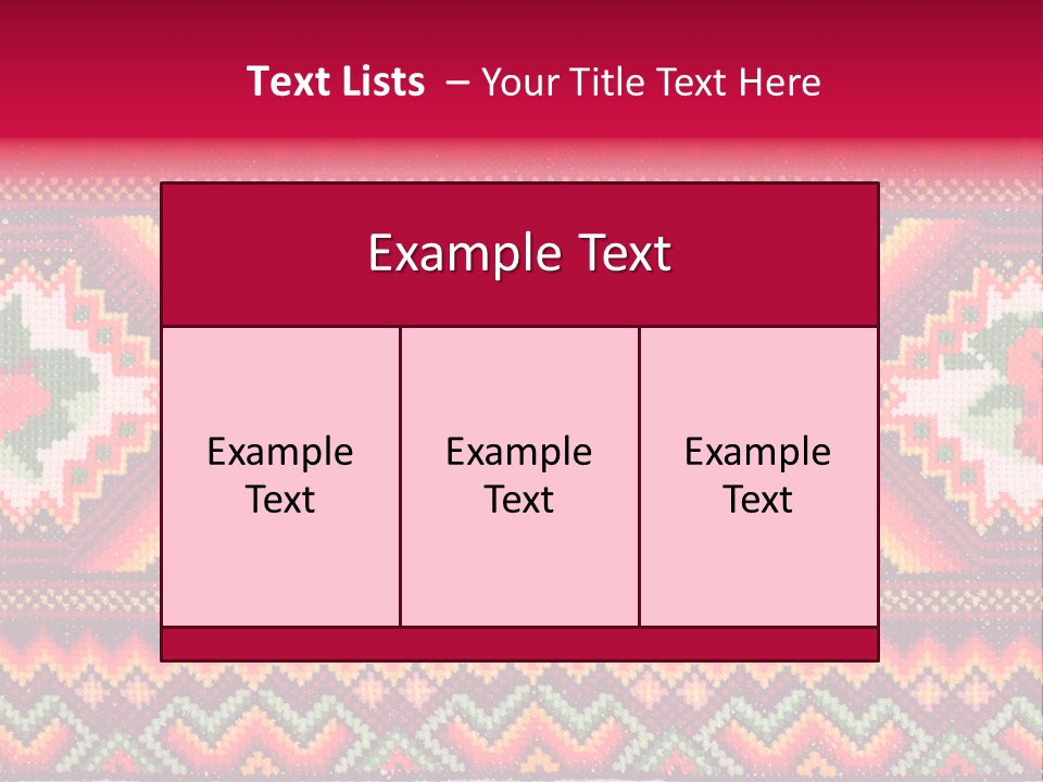 Cloth Flower Traditional PowerPoint Template
