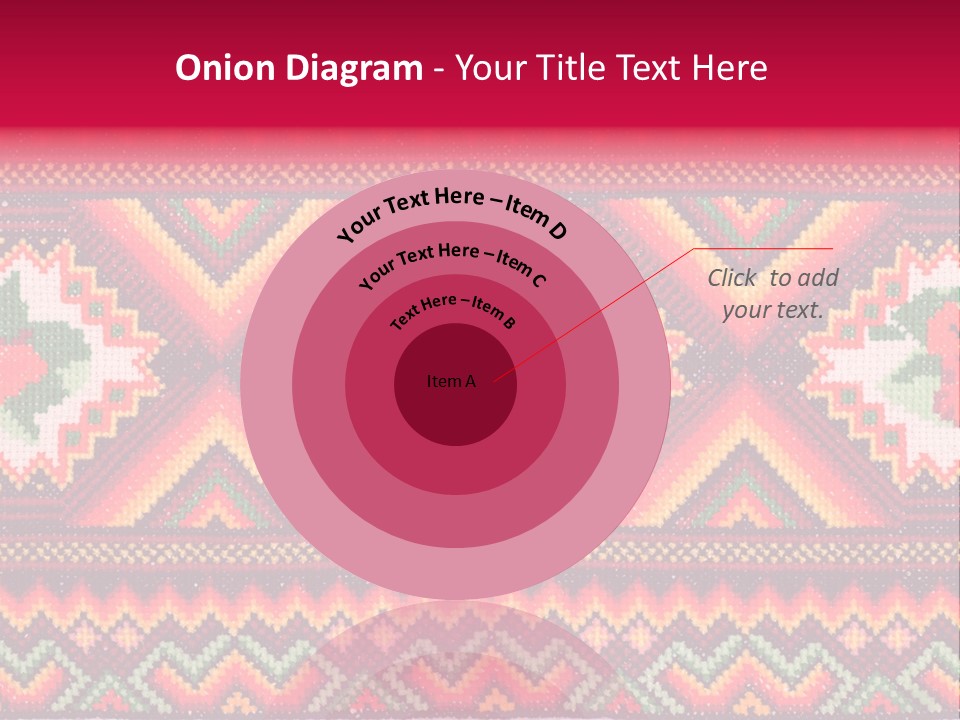 Cloth Flower Traditional PowerPoint Template