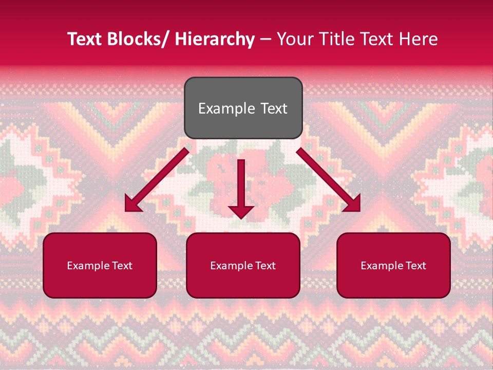 Cloth Flower Traditional PowerPoint Template