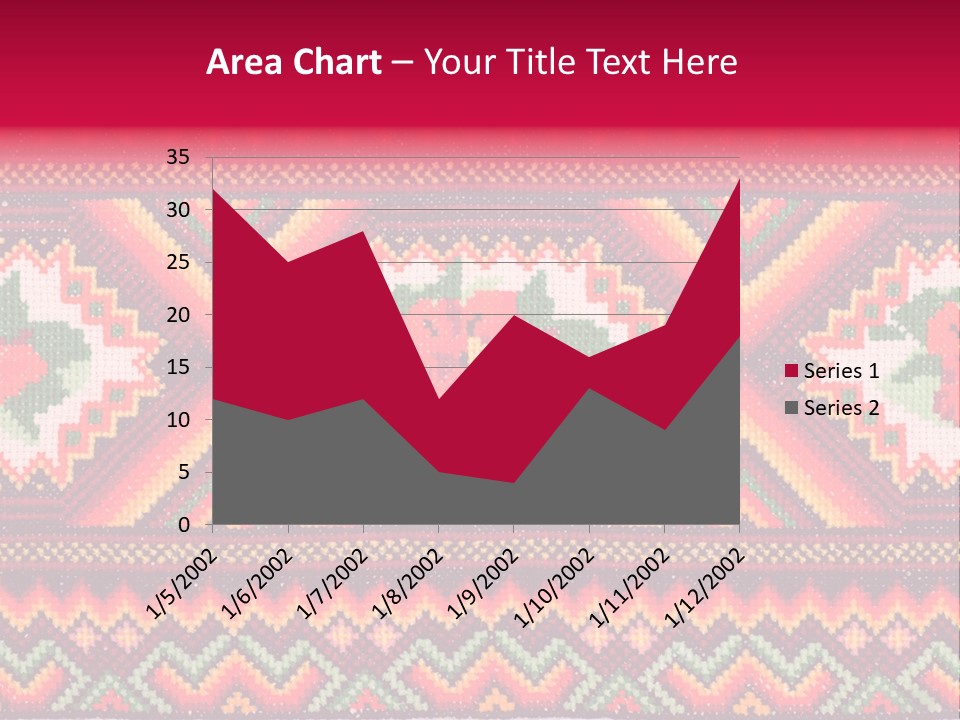 Cloth Flower Traditional PowerPoint Template