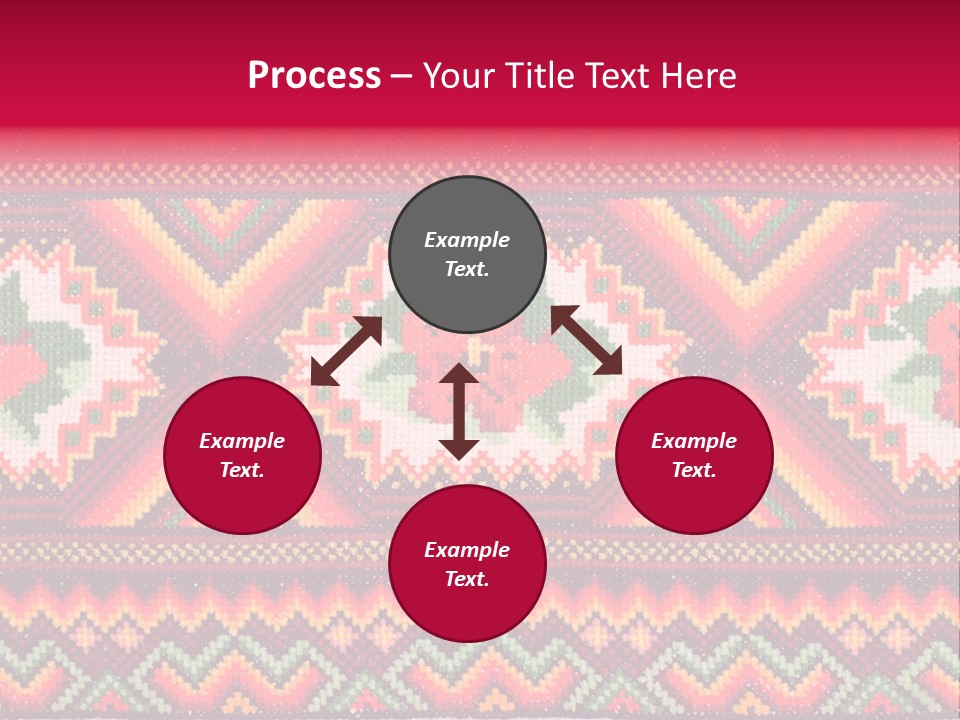 Cloth Flower Traditional PowerPoint Template