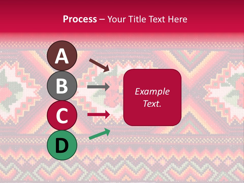 Cloth Flower Traditional PowerPoint Template