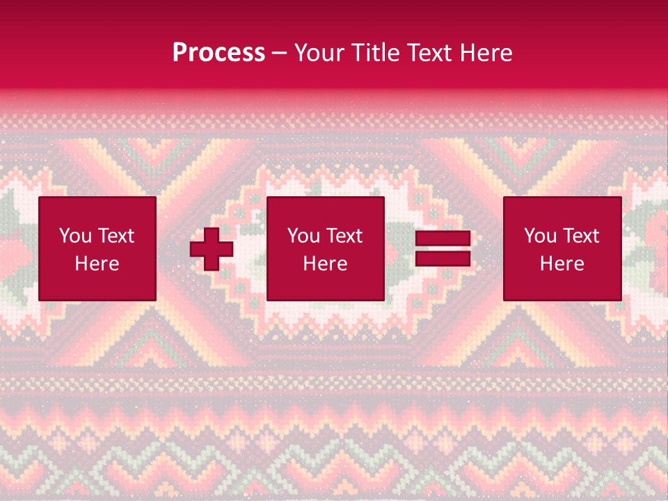 Cloth Flower Traditional PowerPoint Template