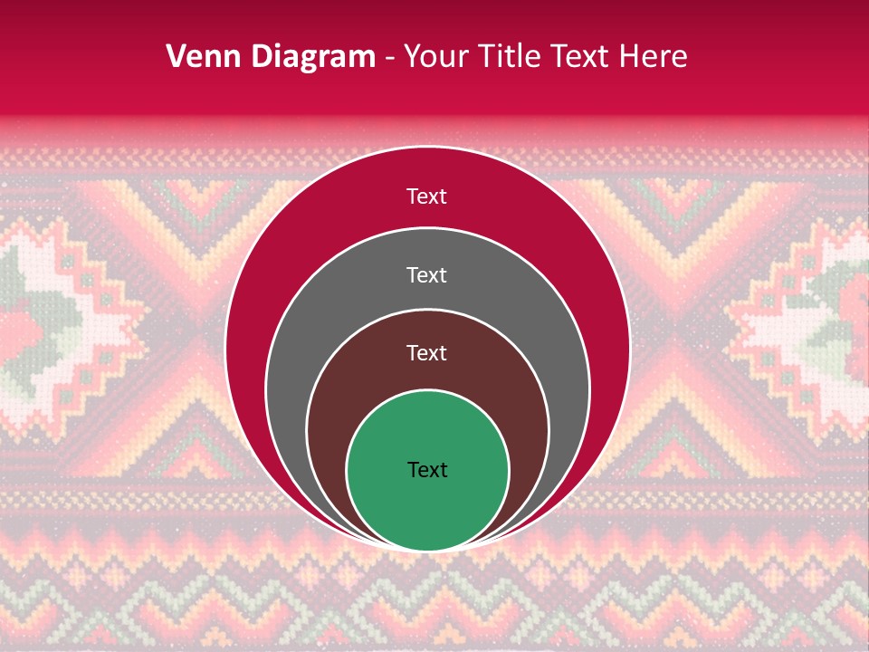 Cloth Flower Traditional PowerPoint Template