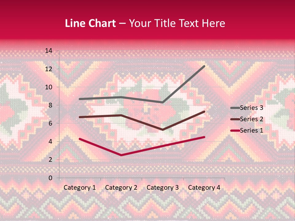 Cloth Flower Traditional PowerPoint Template