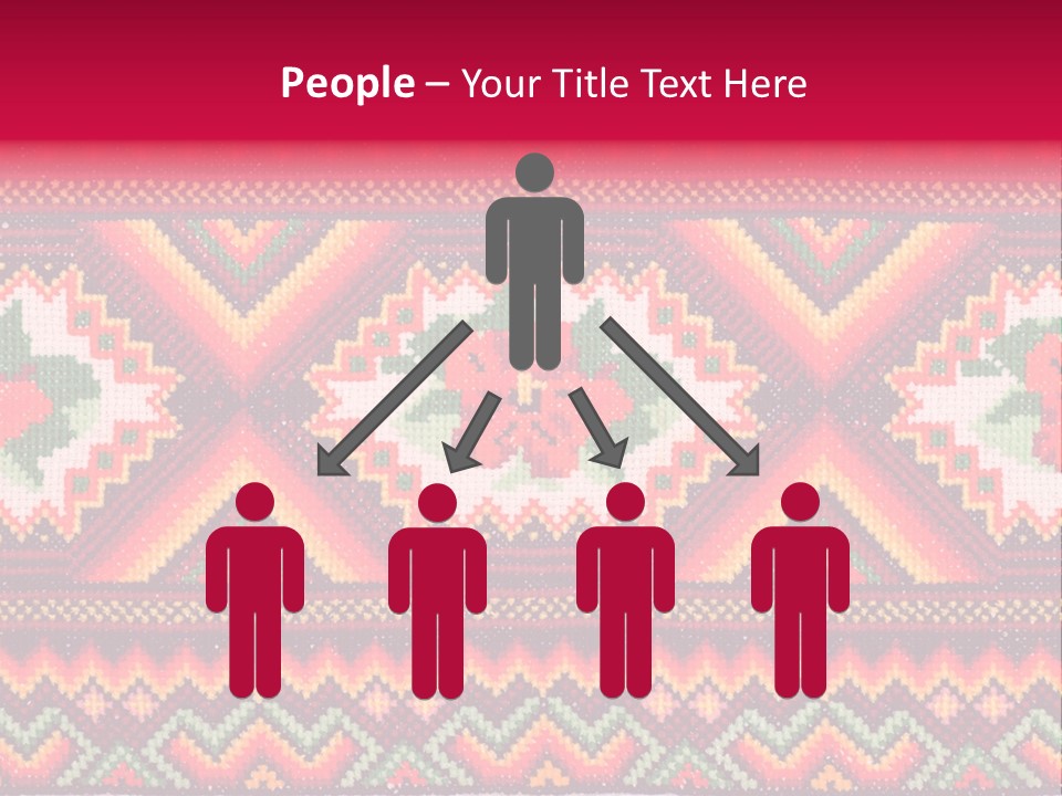 Cloth Flower Traditional PowerPoint Template